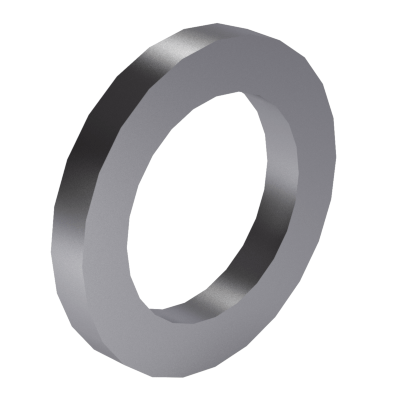 Washers for clevis pins, medium finish