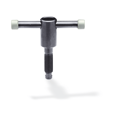 Tommy screw, movable bar, with thrust pad (type E)