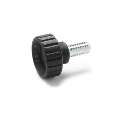 Knurled Screws, Antistatic Plastic ESD, Threaded Stud Steel