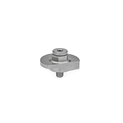 Clamping Bolts, Stainless Steel, Downward Clamping, with Threaded Bolt, Type SK with hex