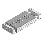 Twin-piston cylinder