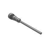 Connectors bush M12x1 with screw lock