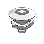 Quarter-turn locks stainless steel small version