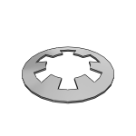 Retaining washers for quarter turn latches