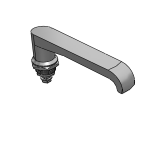 Quarter-turn lock stainless steel with L-grip