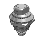 Quarter-turn lock stainless steel for sterile areas