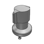 Quarter-turn clamp locks, stainless steel rotary knob plastic or stainless steel