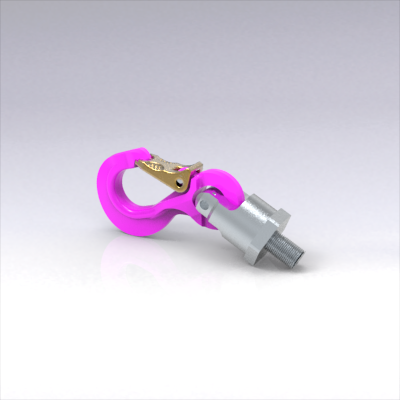 带有眼钩的通用旋转块