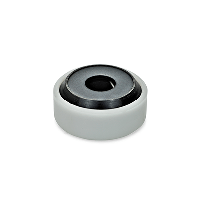 Thrust pads, Type K, Thrust pad surface plain, with plastic cap