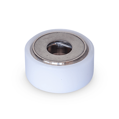 Stainless Steel-Thrust pads, Type K, Thrust pad surface plain, with plastic cap
