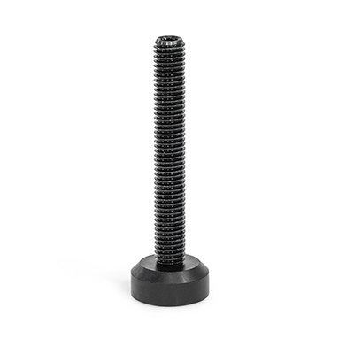 Ball Jointed Leveling Feet, Thrust Pad NBR, Threaded Stud Steel