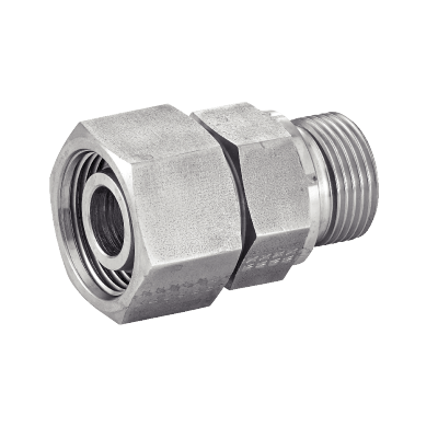 Orientable male union - DIN 2353 - Stainless steel 316 Ti