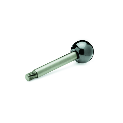 Stainless Steel-Gear lever handles, Type A, Ball knob DIN 319