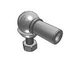 Angle joints stainless steel like  DIN 71802, Form CS with sealing cap