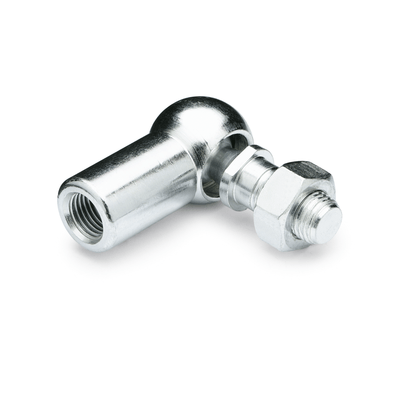 Winkeld ball joint, Type C, with threaded ball shanks, without safety catch