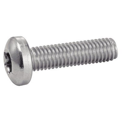 Pan head machine screw six lobe recess - DIN 7985 - Stainless steel