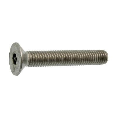 Hexagon socket countersunk head screw with security pin - DIN 7991 - Stainless steel A2