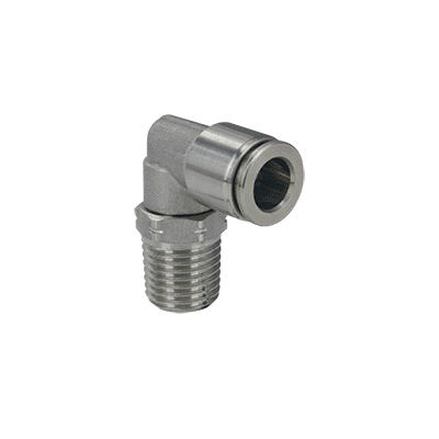 Taper Swivelling Elbow Fitting, male