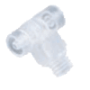 Hose Barb x 10-32 Thread - Tee