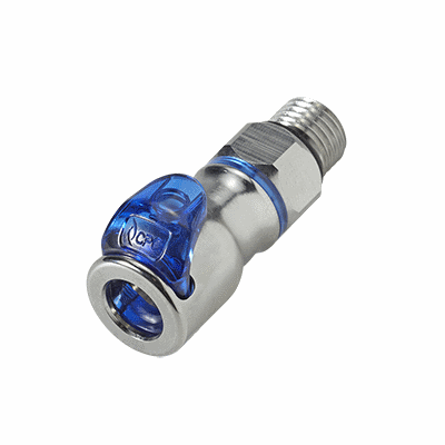 1/4" SAE Valved In-Line Liquid Cooling Coupling Body