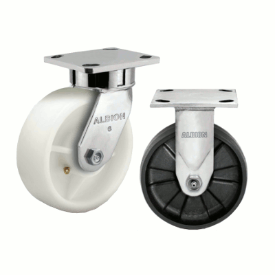 Ergonomic Kingpinless Caster