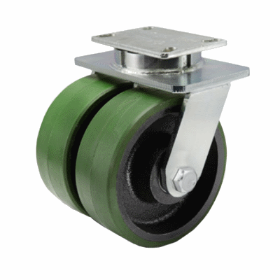 Kingpinless USA Made Dual Wheel Caster
