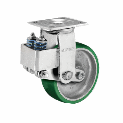 Spring Loaded Kingpin Medium Duty Caster