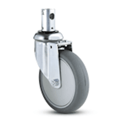 Central Locking Medical Bed Steel Caster