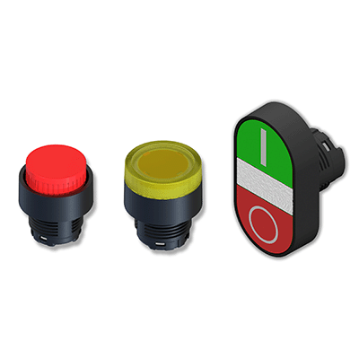 ECX4000 - Pulsanteria Termoplastica 22mm