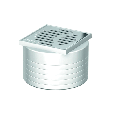 AUFSATZSTÜCK DRAIN MIT EDELST.ROST 100MM CONEL FÜR ABLÄUFE DN 50