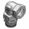 Adjustable elbow couplings