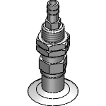 Pad with locking fitting