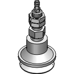 Pad with locking fitting