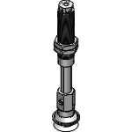 Pad with spring fitting, non-rotation