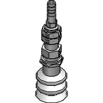 Pad with locking fitting