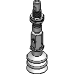 Pad with spring fitting