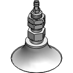 Pad with locking fitting