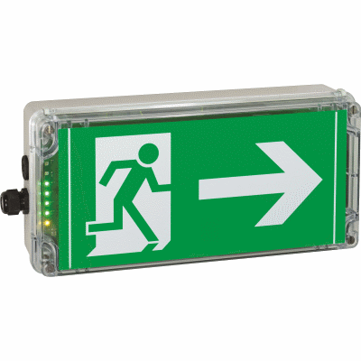 Emergency and signal luminaires