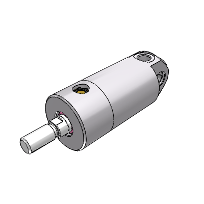 Custom pneumatic cylinders for bus and/or train doors