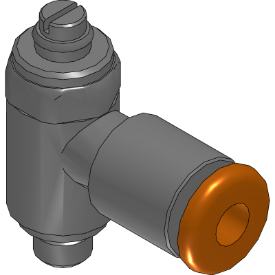 DamenCNC 9001111V Ø4x18“ Valve MRF O Brass flow regulator M Industrial Valves