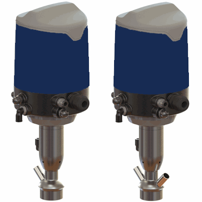 Robinet prise d'échantillon automatique PEAX DN10 DIN SOUDURE SUR PAROI avec boitier Sorio