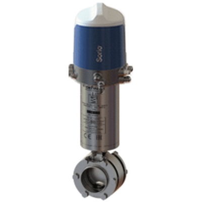 Automatic butterfly valve DPAX GEN 2 Interflange compact EBC with Sorio control box