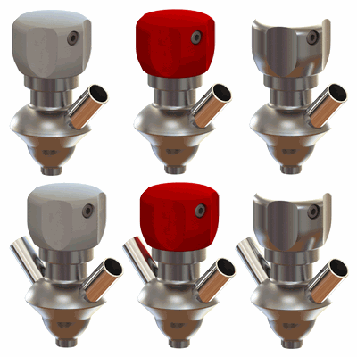 Robinet prise d'échantillon manuel PEX DN10 DIN SOUDURE EN BOUT