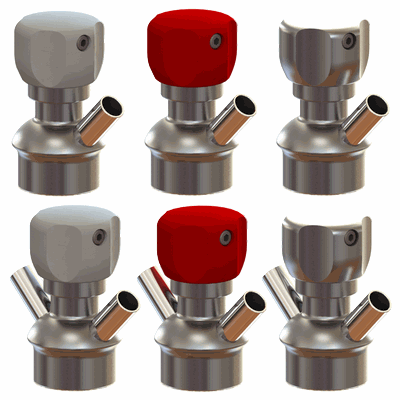 Robinet prise d'échantillon manuel PEX DN15 DIN SOUDURE EN BOUT