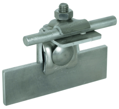 Pinza de conexión para protección contra rayos