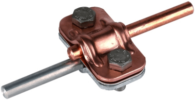 Disconnection clamp for lightning protection