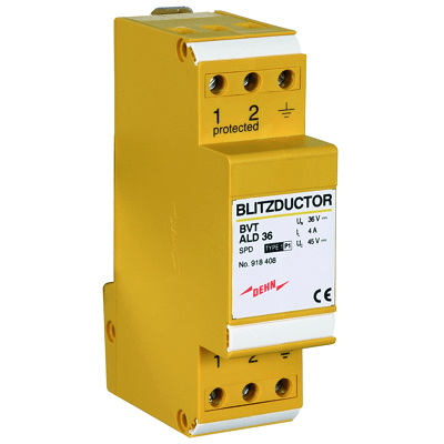 BLITZDUCTOR VT combined arrester for d.c. power supply systems