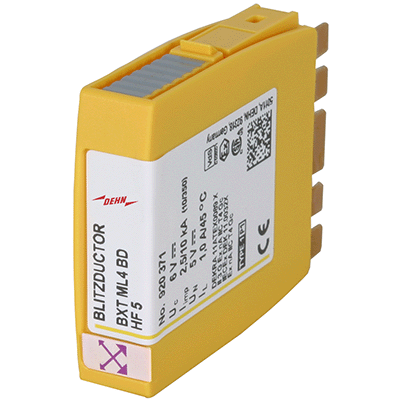 Combined surge arrester module for 2 pairs BLITZDUCTOR XT with LifeCheck