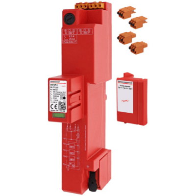 Combined arrester type 1+2+3 DEHNshield ZP 2 SG for TT and TN-S systems