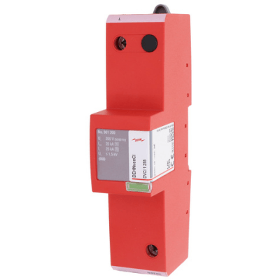 Combined surge arrester type 1 + type 2 DEHNvenCI 1-pole 255V AC with backup fuse